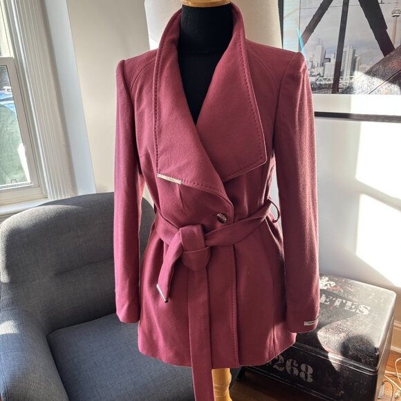 NWT Ted Baker London ROSESS Coat, Ted Size 0 (small) rose pink colour - Picture 3 of 14